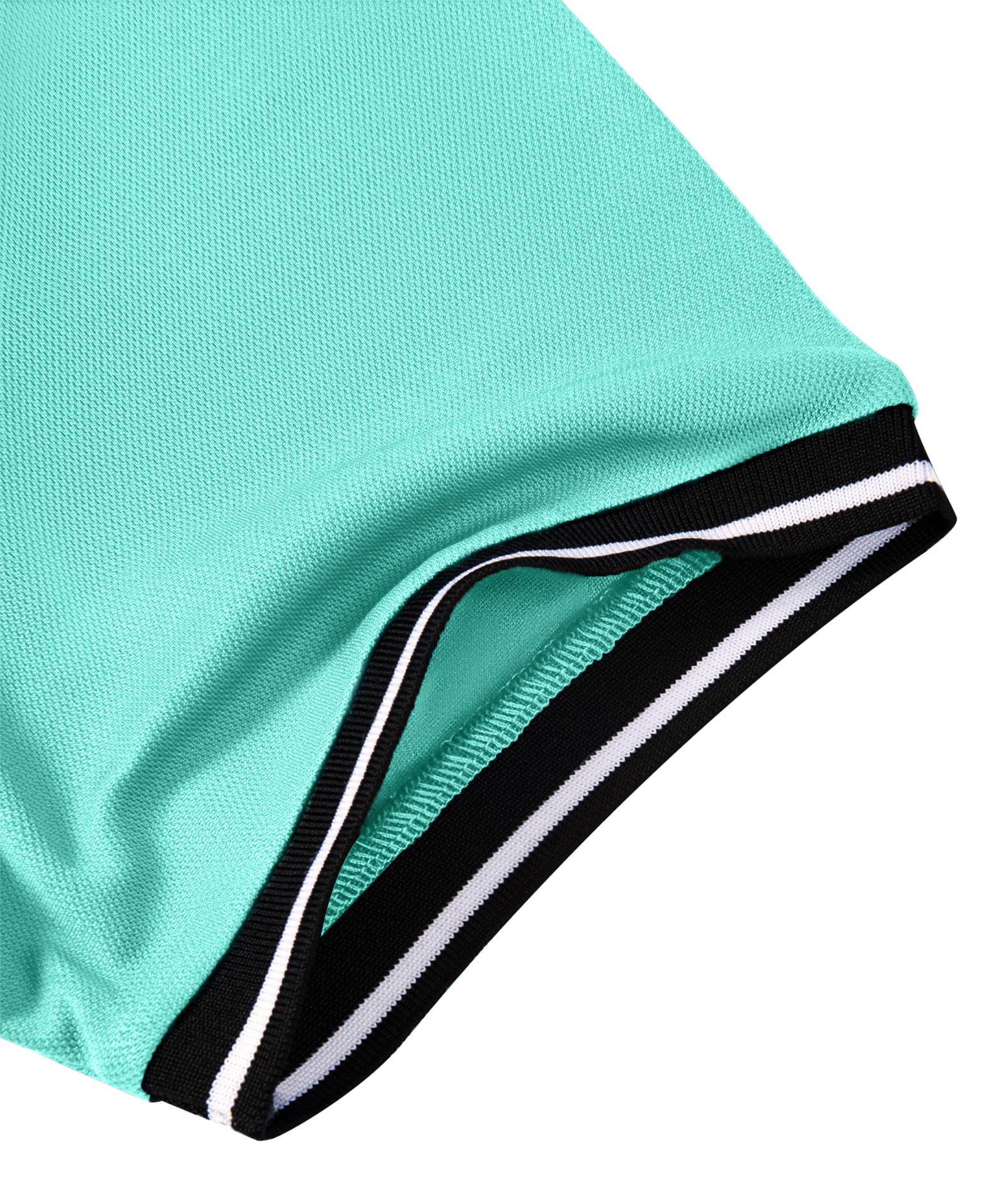 ZITY Men's Contrast Collar Slim Fit Polo Shirt-CUMPO05144