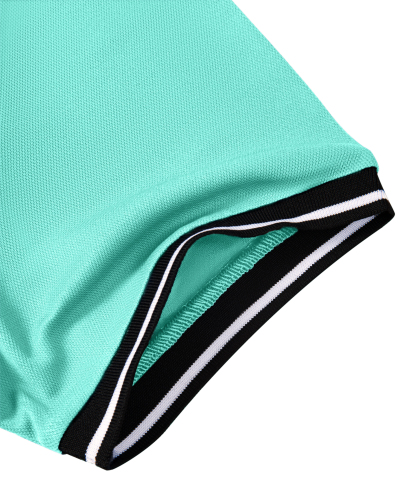 ZITY Men's Contrast Collar Slim Fit Polo Shirt-CUMPO05144