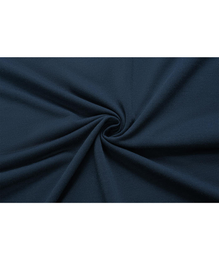 Navy women's sports polo shirt - Solid color slim fit casual design