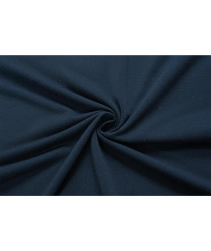 Navy women's sports polo shirt - Solid color slim fit casual design