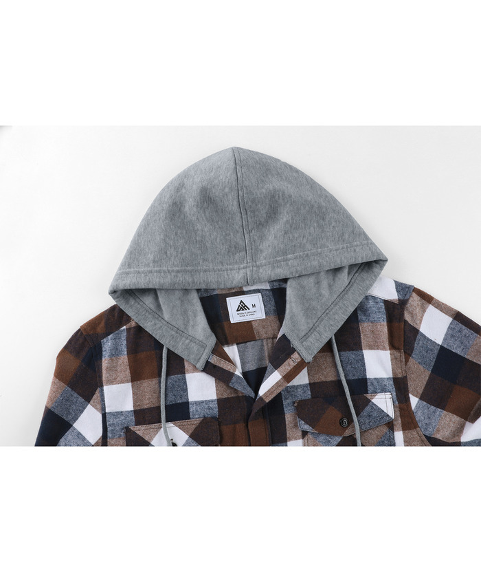 ZITY Men's Button Up Plaid Flannel Shirt-ZPK006183 | Zitysports