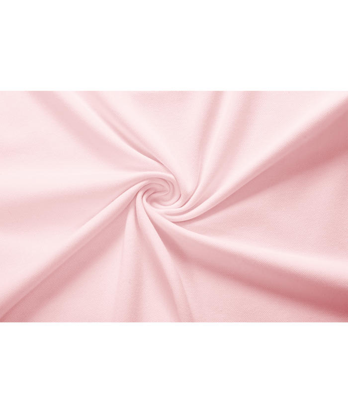 Light pink women's sports polo - Casual slim fit moisture-wicking