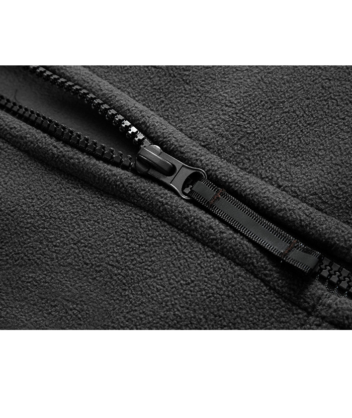 ZITY Men's Full Zipper Fleece Jacket-DUMCO05447