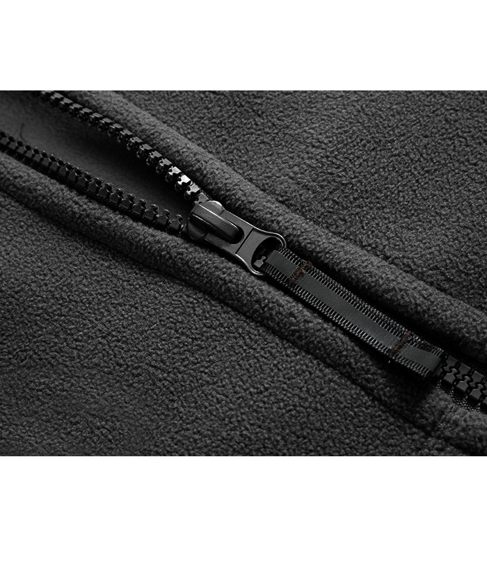 ZITY Men's Full Zipper Fleece Jacket-DUMCO05447