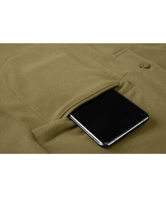 ZITY Men's Slim Fit Side Pocket Polo Shirt-APOH700020