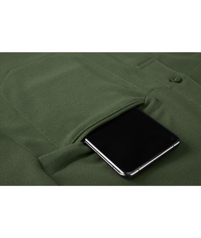 ZITY Men's Slim Fit Side Pocket Polo Shirt-APOH700020