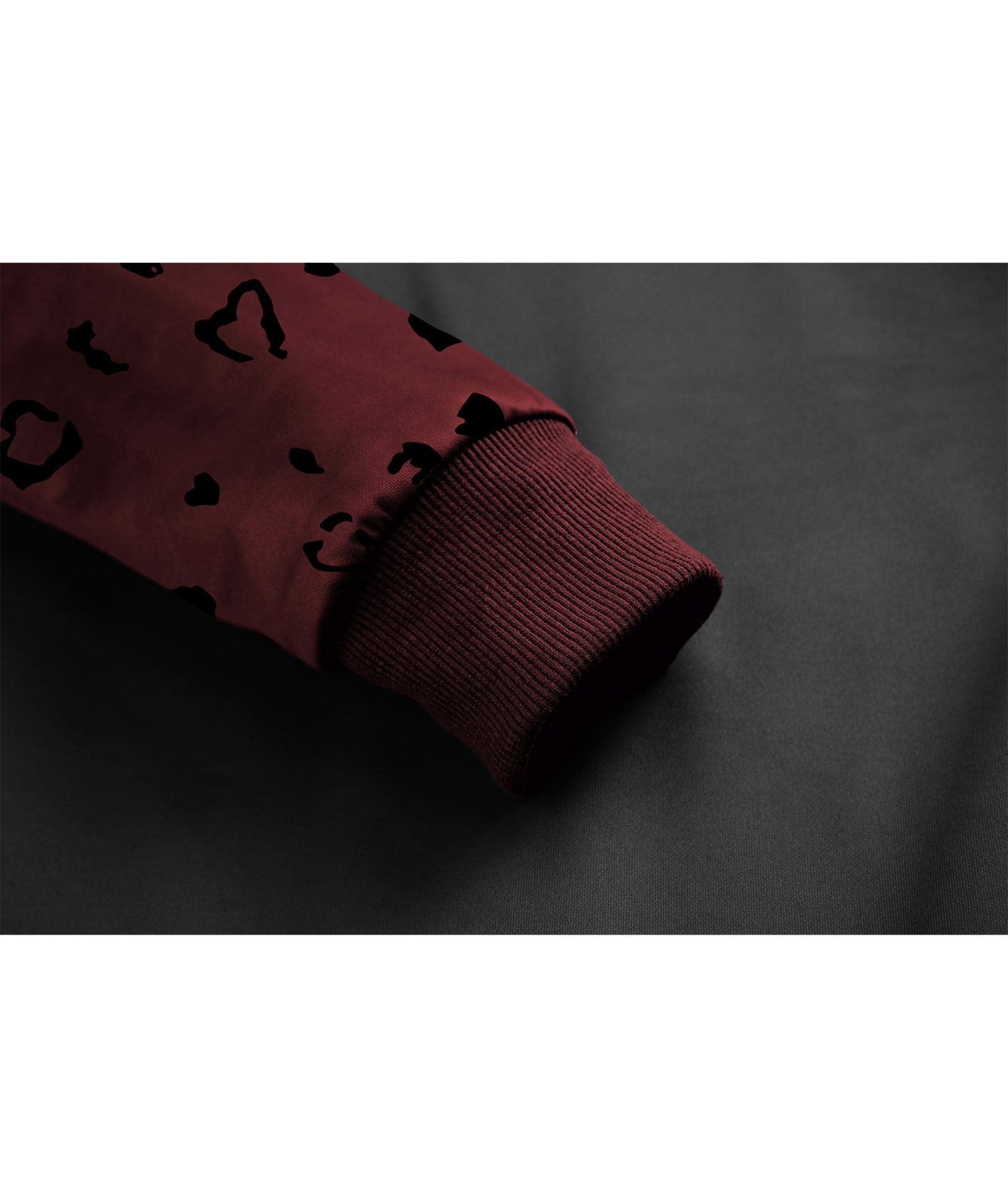 ZITY Women's Leopard Print Long Sleeve Fleece Hoodie-CUWFH01055