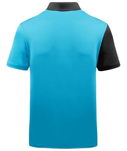 ZITY Men's Short Sleeve Athletic Dri Fit Polo Shirt-CEMPO01867