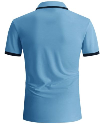 ZITY Men's Slim Fit Button Up Golf Polo Shirt-CEMPO04037