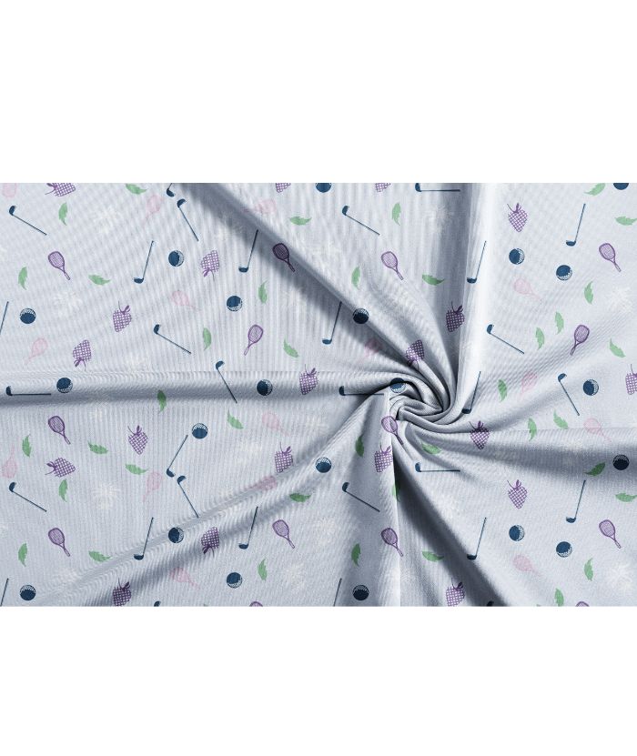 ZITY Men's Hawaiian Flower Print Polo Shirts-CUMPO05190