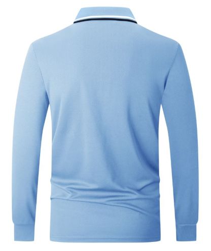 ZITY Men's Dri Fit Long Sleeve Golf Polo Shirt-CEMLP06139