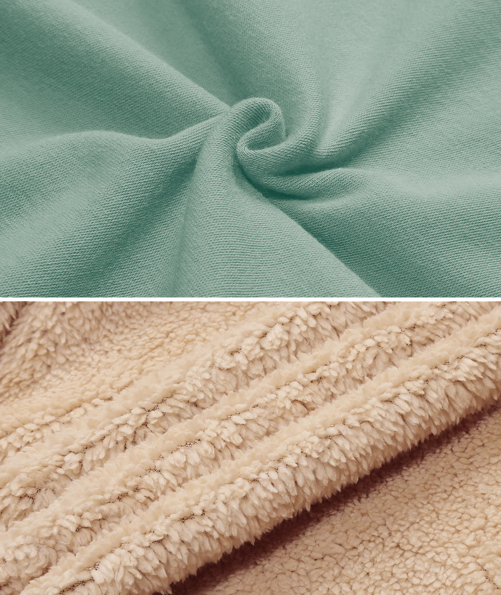 ZITY Women's Long Sleeve Solid Color Fleece Hoodie-ASJH700006