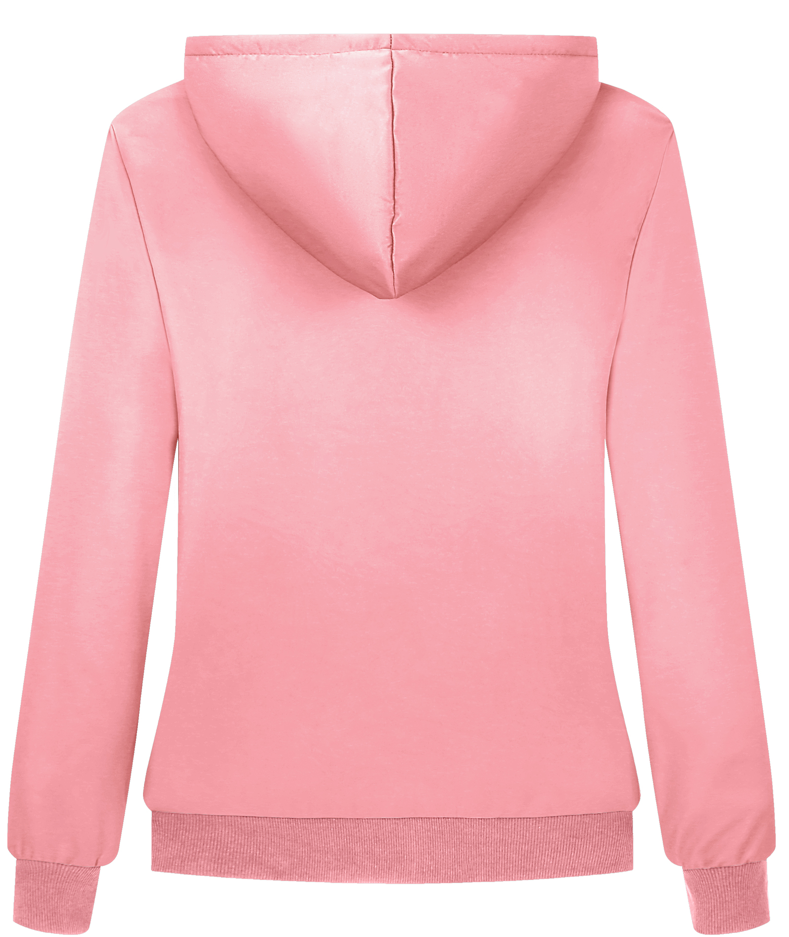 ZITY Women's Long Sleeve Color Block Warm Fleece Hoodie-CUWFH01395