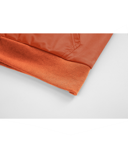 ZITY Women's Full Zipper Striped Fleece Hoodie-CUWFH01522