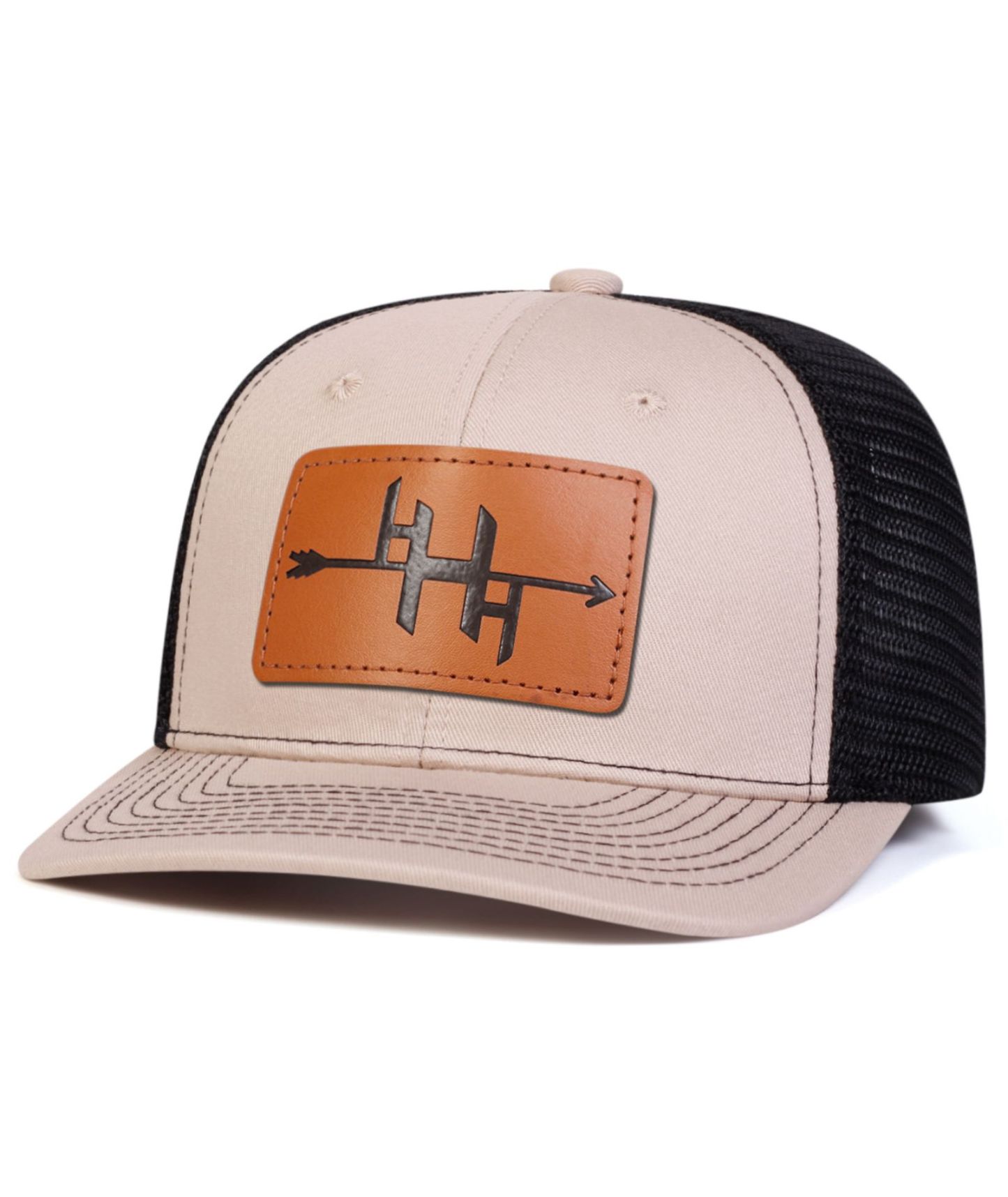 ZITY Mens Arrow Patch Adjustable Mesh Trucker Hat Casual Outdoor Streetwear Cap