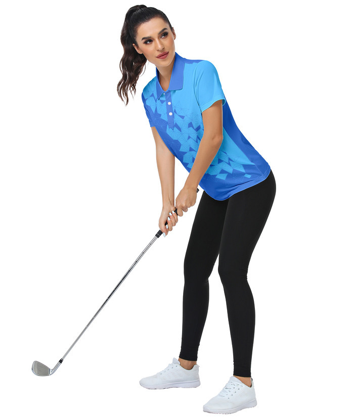 ZITY Women's Tennis Short Sleeve Quick Dry Summer Polo Shirt-ZPK004227 | Zitysports