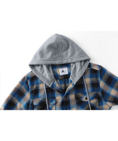 ZITY Men's Button Up Plaid Flannel Shirt-ZPK006183 | Zitysports