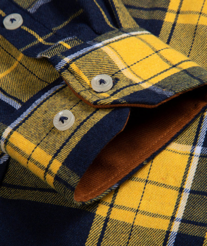 ZITY Men's Plaid Button Up Shirt with Flap Pocket Spring Fall Top-ZPK006565 | Zitysports