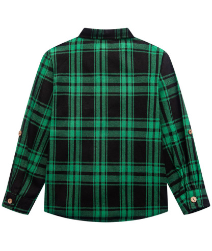 ZITY Men's Long Sleeve Casual Button Down Plaid Flannel Shirt-ZPK005339 | Zitysports