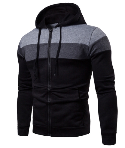 ZITY Men's Zipper Casual Fashion Long Sleeve Sweatshirt-DUMFH04870 | Zitysports