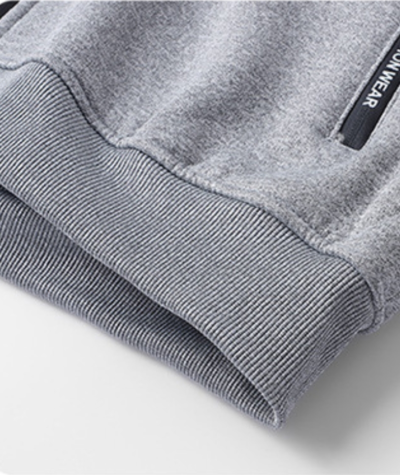ZITY Men's Fleece Jacket Side Pocket with Zipper Casual Hoodie-DUMFH04877 | Zitysports