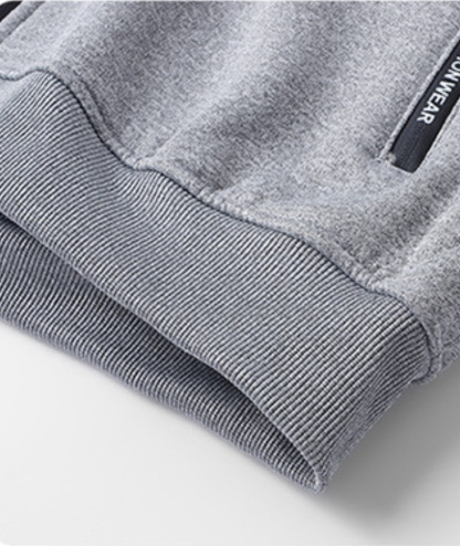 ZITY Men's Fleece Jacket Side Pocket with Zipper Casual Hoodie-DUMFH04877 | Zitysports