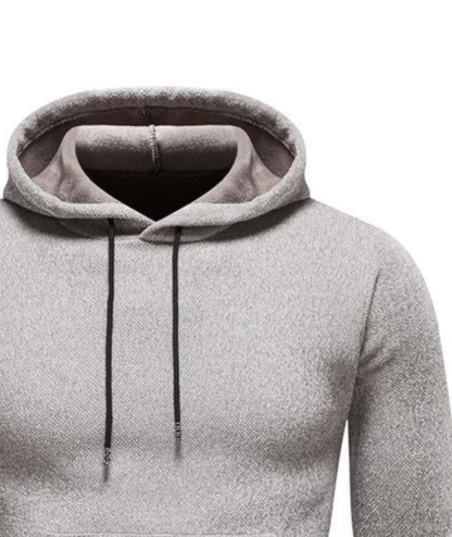 ZITY Men's Knitted Pullover Solid Color Sweatshirt Hoodei-DUMFH04927|Zitysports