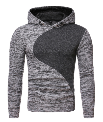 ZITY Men's Slim Fit Solid Color Gym Sweatshirt Hooded Jacket-DUMHD04967|Zitysports