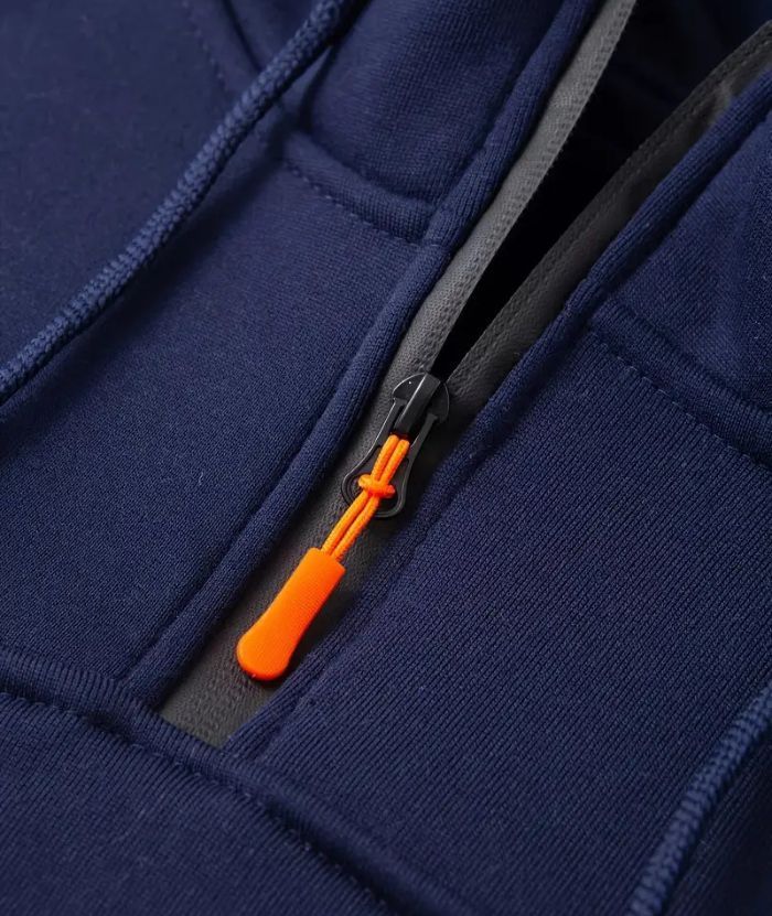 ZITY Men's Long Sleeve Breathable Casual Hoodie with Kangaroo Pocket-DUMFH04948|Zitysports