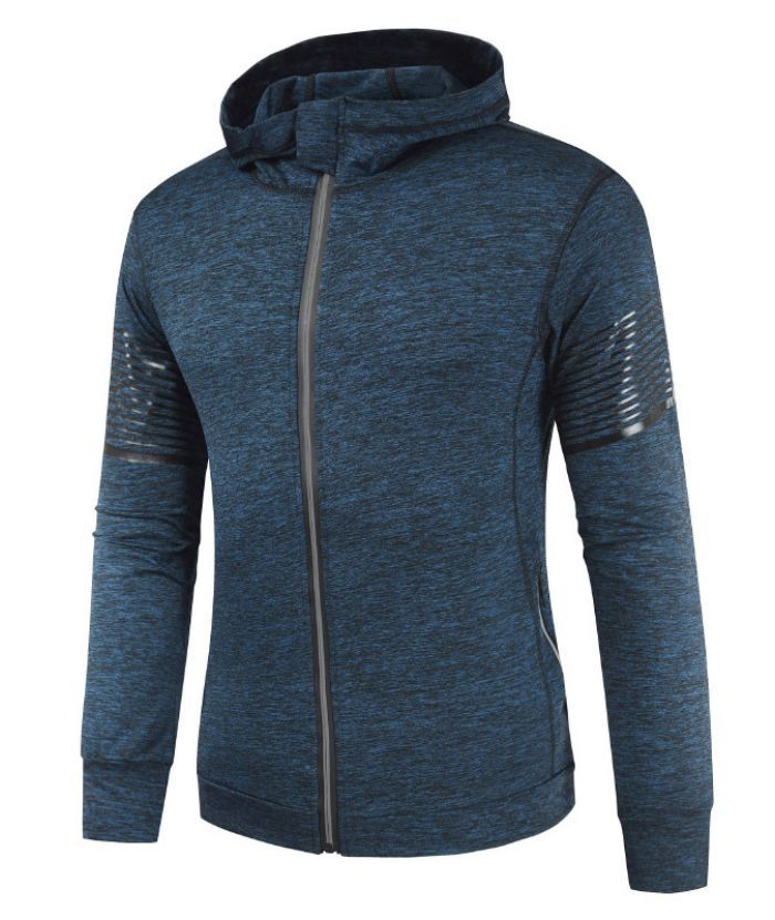 ZITY Men's Long Sleeve Full Zip Casual Plus Size Sweatshirt Hoodie-DUMHD05021|Zitysports