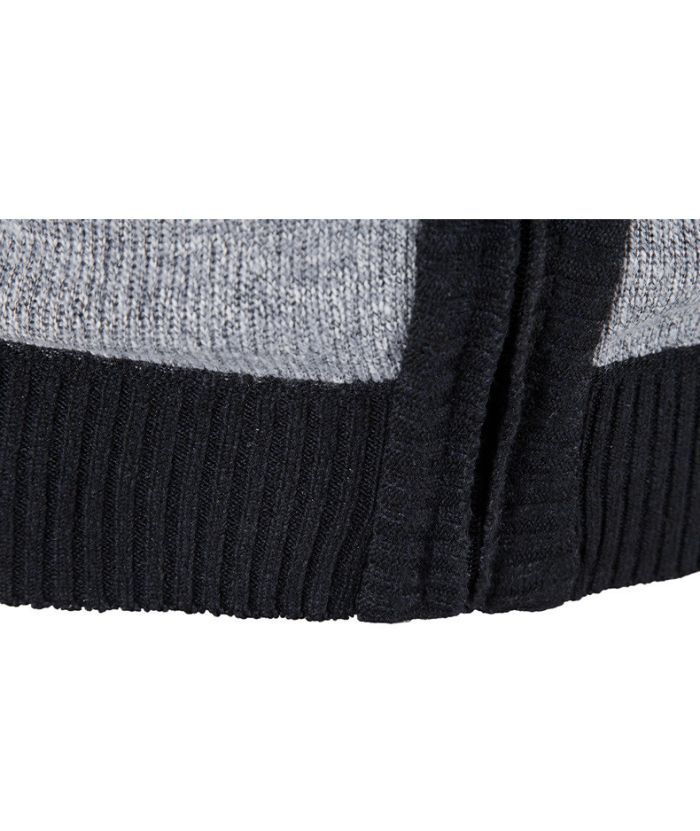 ZITY Men's Knitted Long Sleeve Full Zip Up Plus Size Casual Hoodie-DUMSW05059|Zitysports