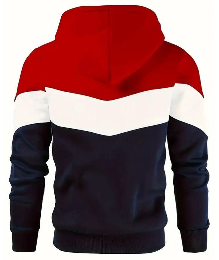 ZITY Men's Stripes Regular Fit Hoodie with Kangaroo Pocket-DUMFH05084|Zitysports