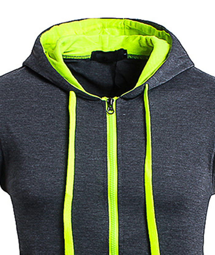 ZITY Men's Zip Up Cotton Sleeveless Hoodie-DUMMG05213|Zitysports