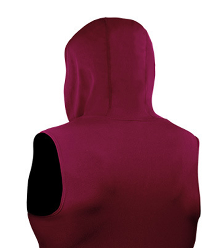 ZITY Men's Zip Up Slim Fit Sleeveless Hoodie-DUMMG05220|Zitysports