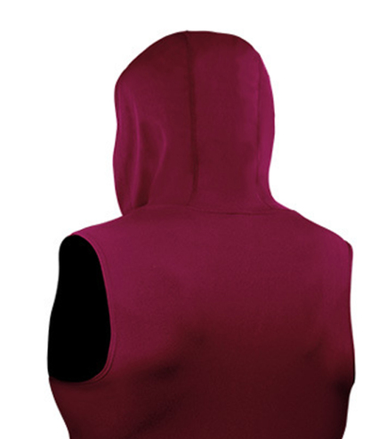 ZITY Men's Zip Up Slim Fit Sleeveless Hoodie-DUMMG05220|Zitysports