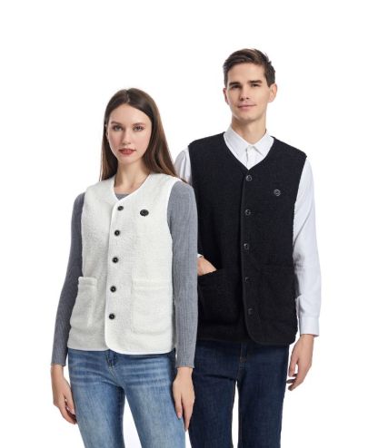 ZITY Unisex Teddy Velvet 16-Zone Heated Vest-2316