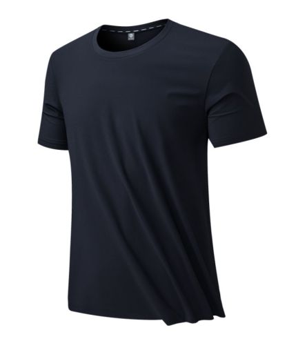 ZITY Men's Summer Slim Fit Solid Color T-Shirt-8371