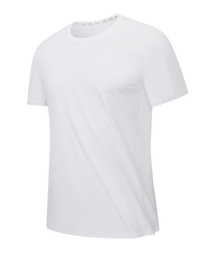 ZITY Men's Summer Slim Fit Solid Color T-Shirt | 8322