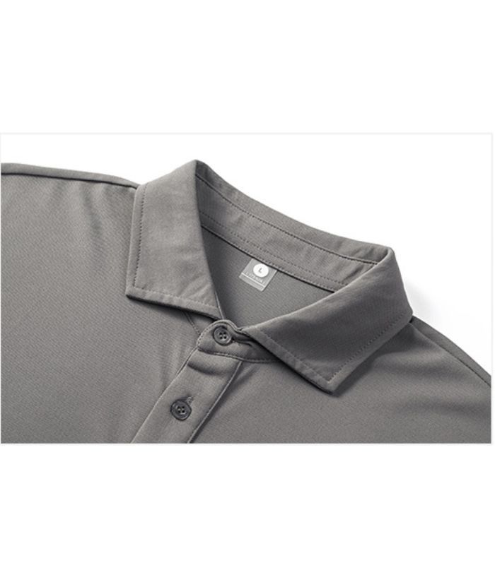 ZITY Men's Summer Classic Solid Color Dry Fit Polo Shirt-8339