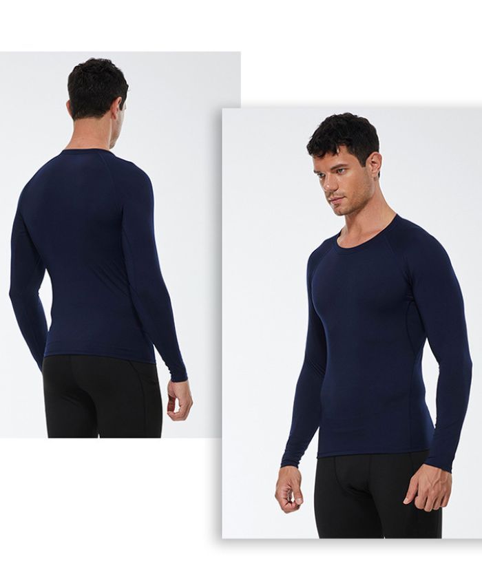 ZITY Men's Round Neck Long Sleeve T-Shirt-DUMLS05954