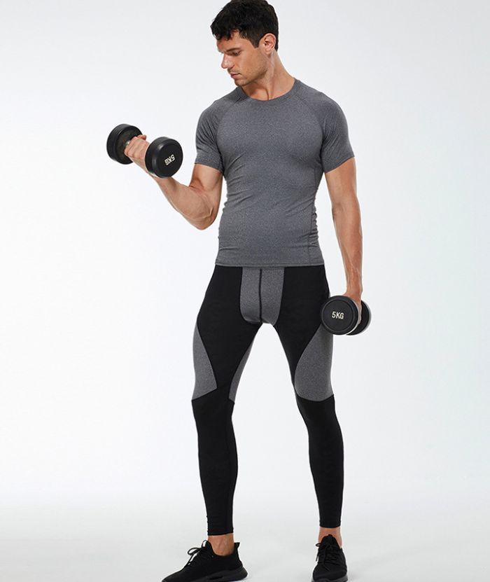 ZITY Men's Dri Fit Sports Running Compression T-Shirt-DUMTS05961