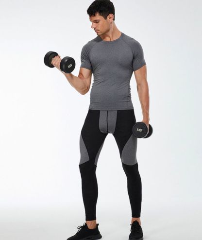 ZITY Men's Dri Fit Sports Running Compression T-Shirt-DUMTS05961