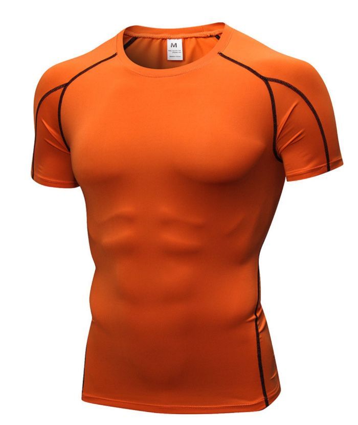 ZITY Men's Running Dri Fit Compression T-Shirt-DUMTS05960