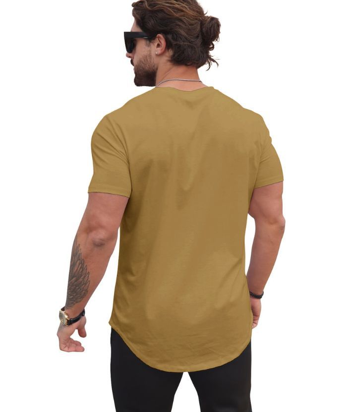 ZITY Men's Round Neck Hip-Hop Slim Fit T-Shirt-ZPK010742