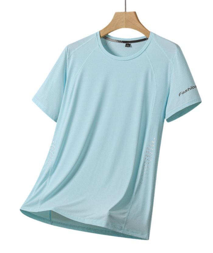 ZITY Men's Dri Fit Sports Solid Color T-Shirt-DUMTS06039