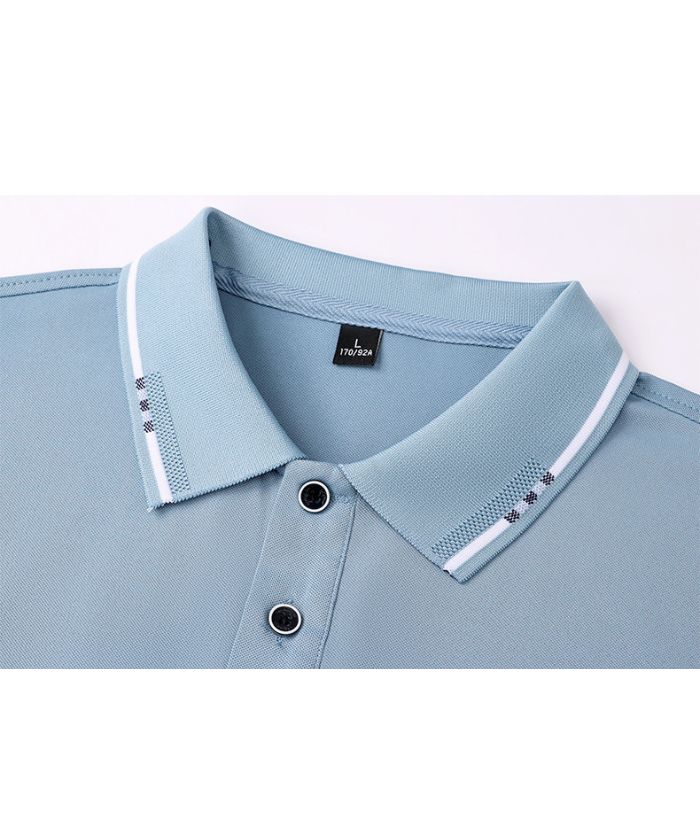 ZITY Men's Button Up Dri Fit Polo Shirt-DUMPO06063