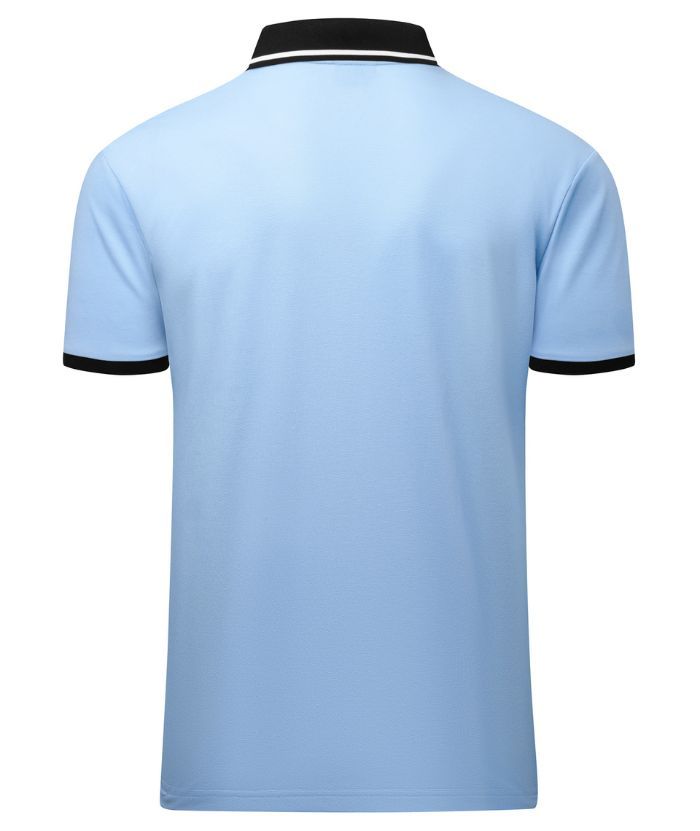ZITY Men's Quarter Zipper Dri Fit Polo Shirt-CUMPO02198