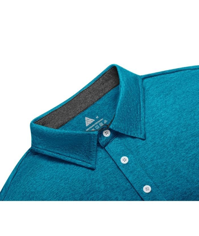 ZITY Men's Color Block Dri Fit Polo Shirt-APOH700109