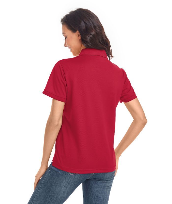 ZITY Women's Summer Slim Fit Casual Golf Polo Shirt-CUWPO01445