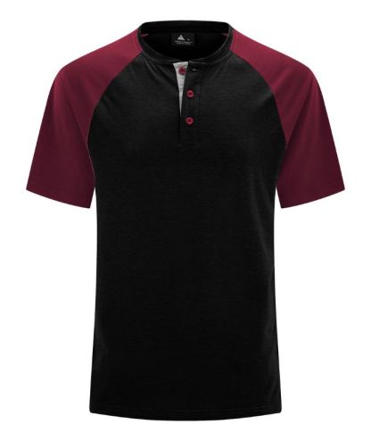 ZITY Men's Slim Fit 3 Button Up T-Shirt-CUMSS01447